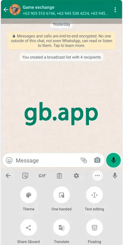 Language download gbwhatsapp apk