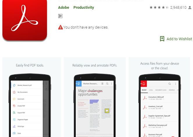 adobe acrobat reader